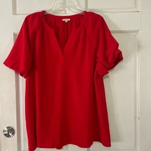 JODIFL Scarlet Red Blouse